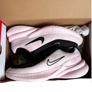 Nike Uplift SC GS Kids Size 7 Pink & Black Slip-On Athletic Running Shoes